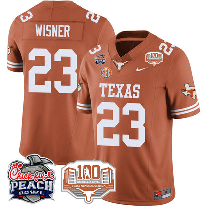 TEX 2024 Chick-fil-A Peach Bowl Jersey - All Stitched