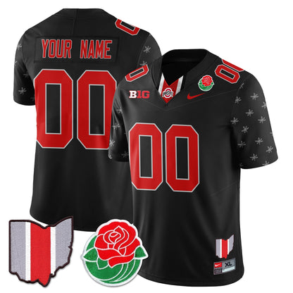 Men's Ohio State Buckeyes 2024 Rose Bowl Jersey - All Stitched