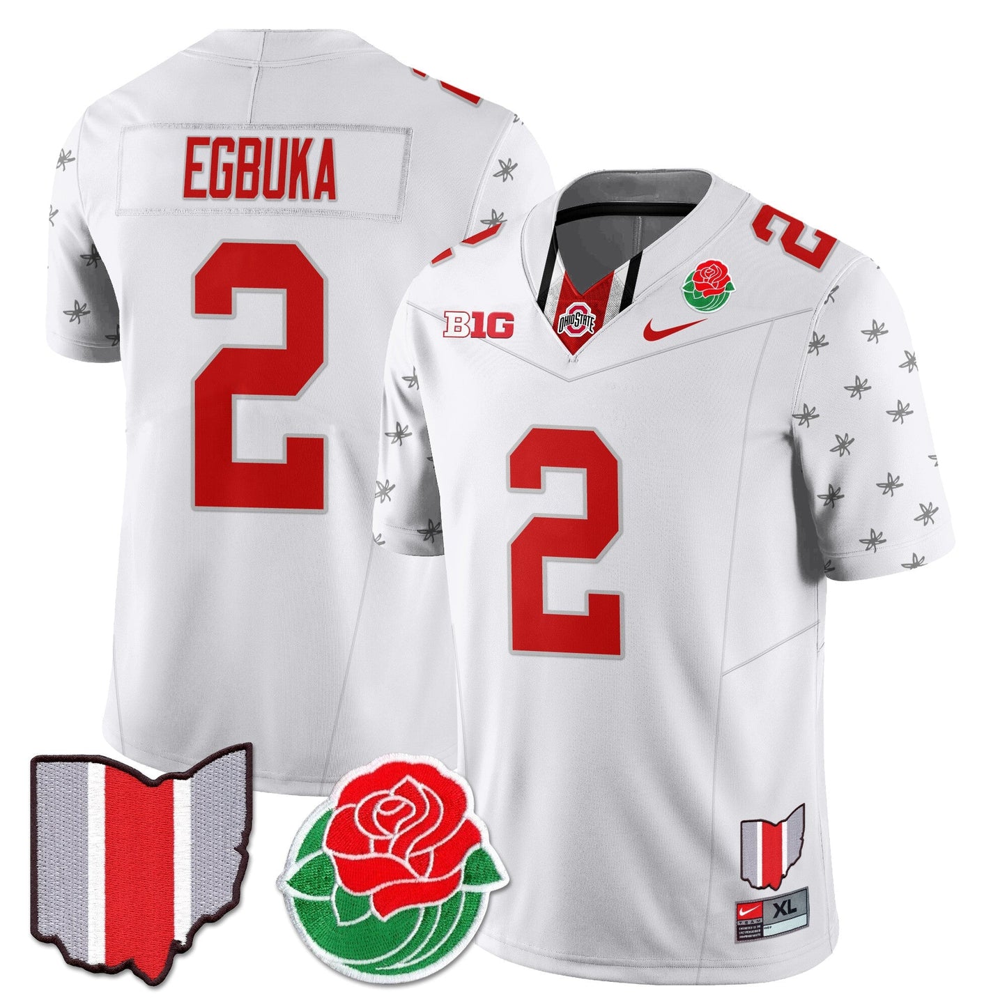 OSU 2024 Rose Bowl Jersey - All Stitched