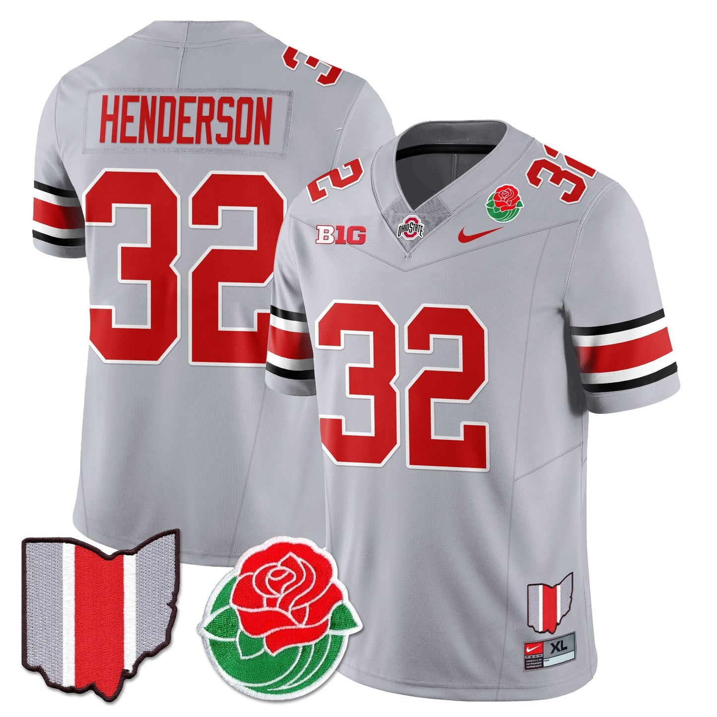 OSU 2024 Rose Bowl Jersey - All Stitched