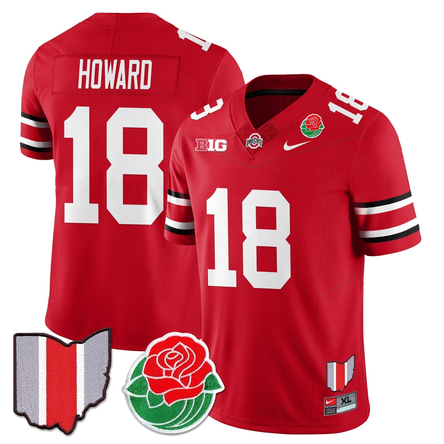 OSU 2024 Rose Bowl Jersey - All Stitched