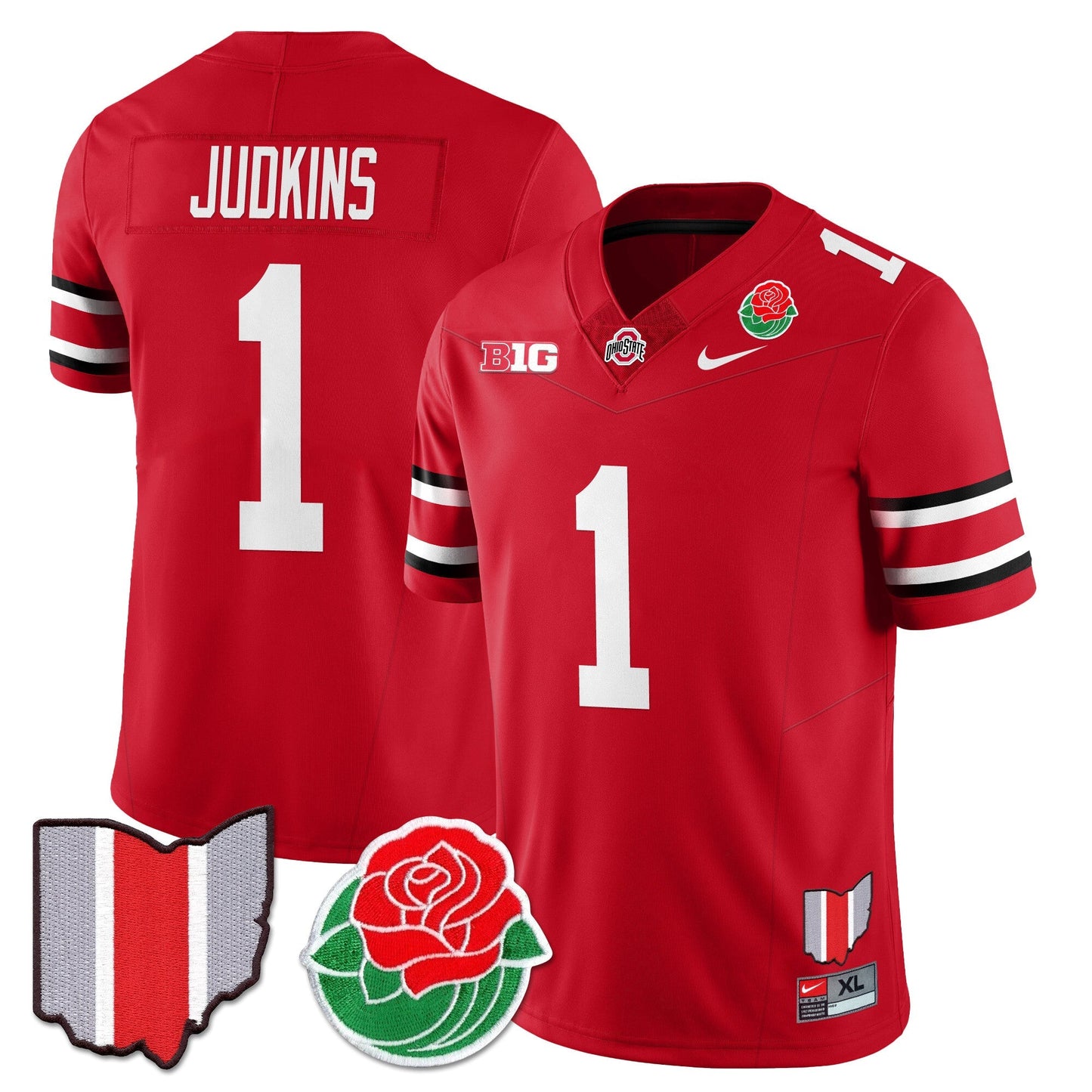 OSU 2024 Rose Bowl Jersey - All Stitched