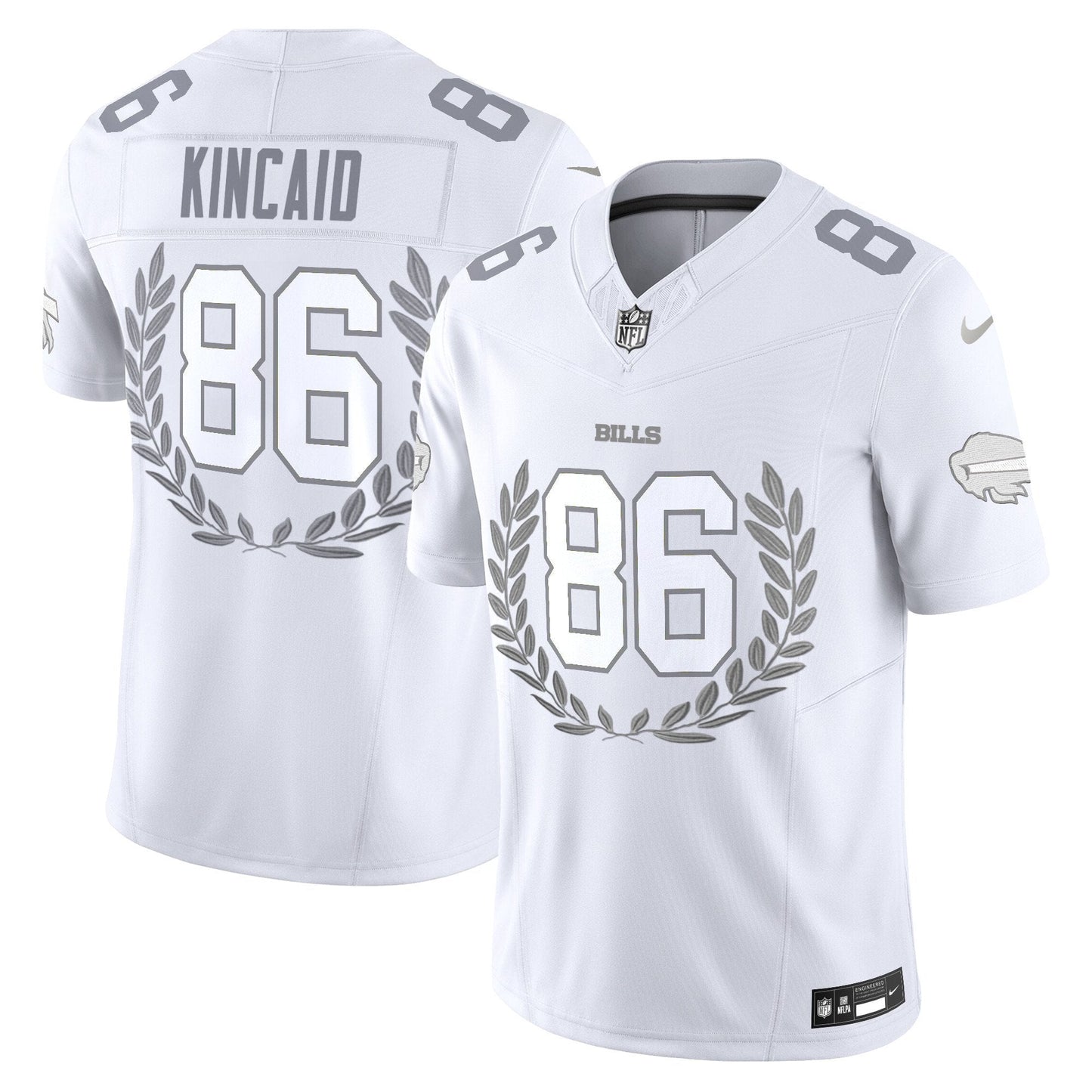 BUF Platinum MVP Vapor Limited Jersey - All Stitched