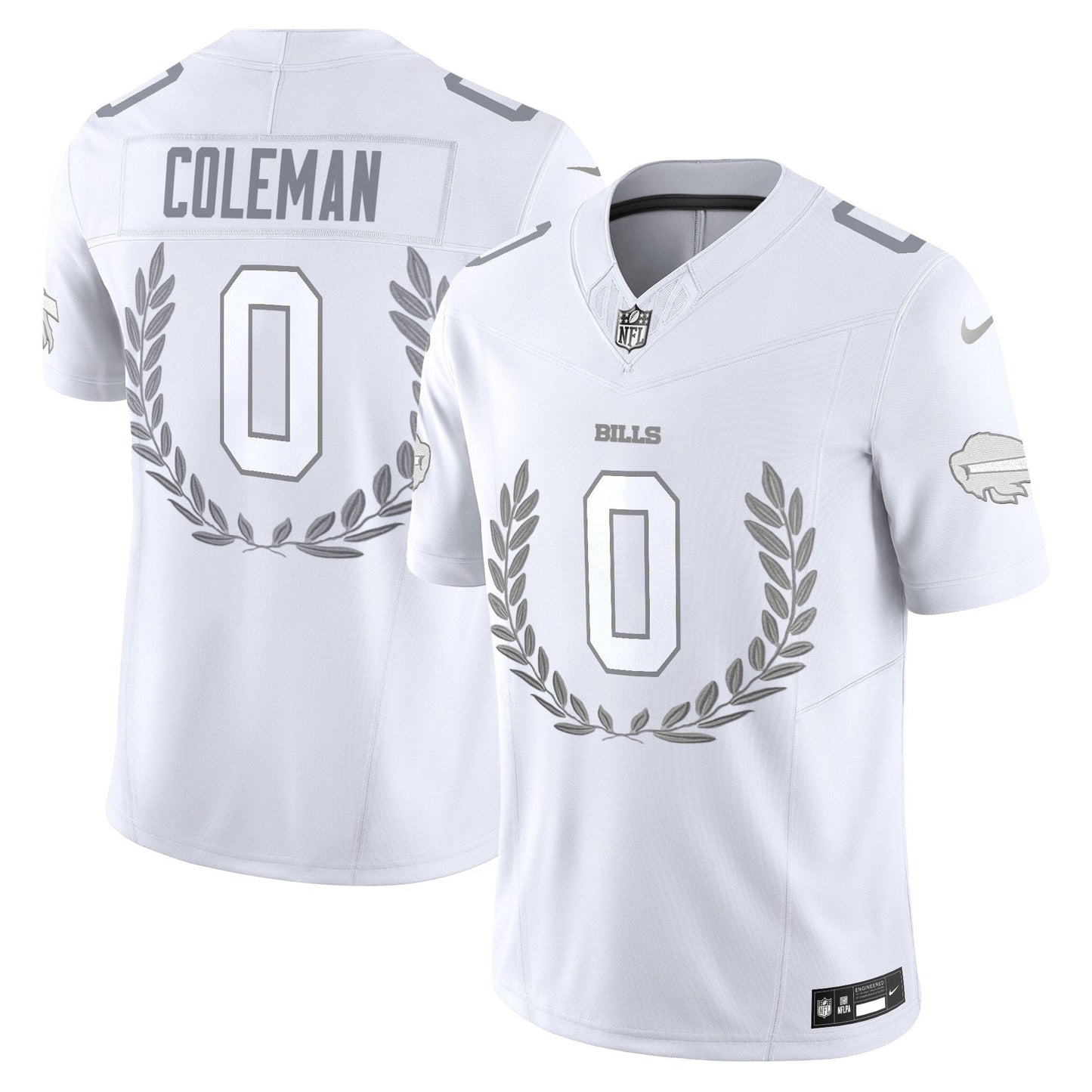 BUF Platinum MVP Vapor Limited Jersey - All Stitched