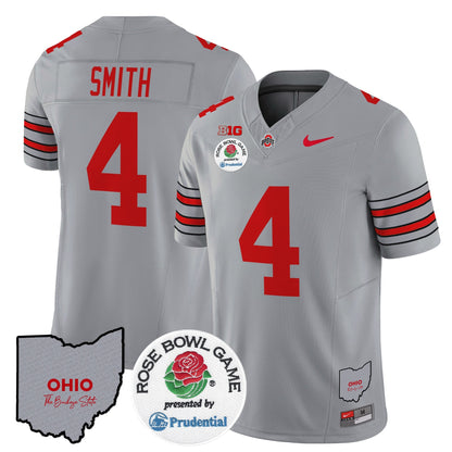 OSU 'Heritage Stripe' Rose Bowl Vapor Limited Jersey - All Stitched