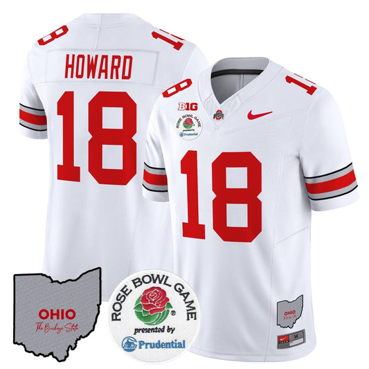 Ohio State Buckeyes Rose Bowl Vapor Limited Jersey V2 - All Stitched