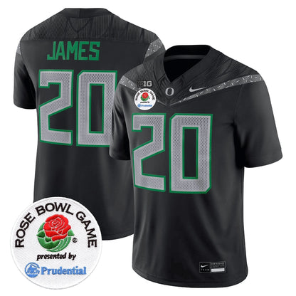 Oregon Ducks Rose Bowl Patch Vapor Limited Jersey V2 - All Stitched