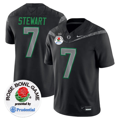Oregon Ducks Rose Bowl Patch Vapor Limited Jersey V2 - All Stitched