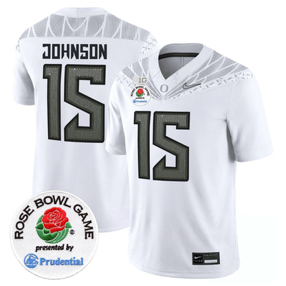 Oregon Ducks Rose Bowl Patch Vapor Limited Jersey V2 - All Stitched
