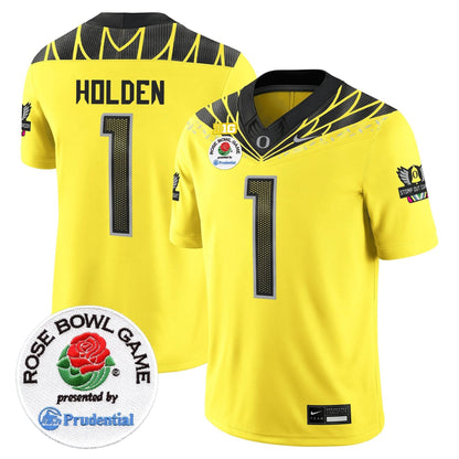 Oregon Ducks Rose Bowl Patch Vapor Limited Jersey V2 - All Stitched