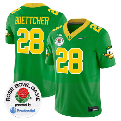 Oregon Ducks Rose Bowl Patch Vapor Limited Jersey V2 - All Stitched