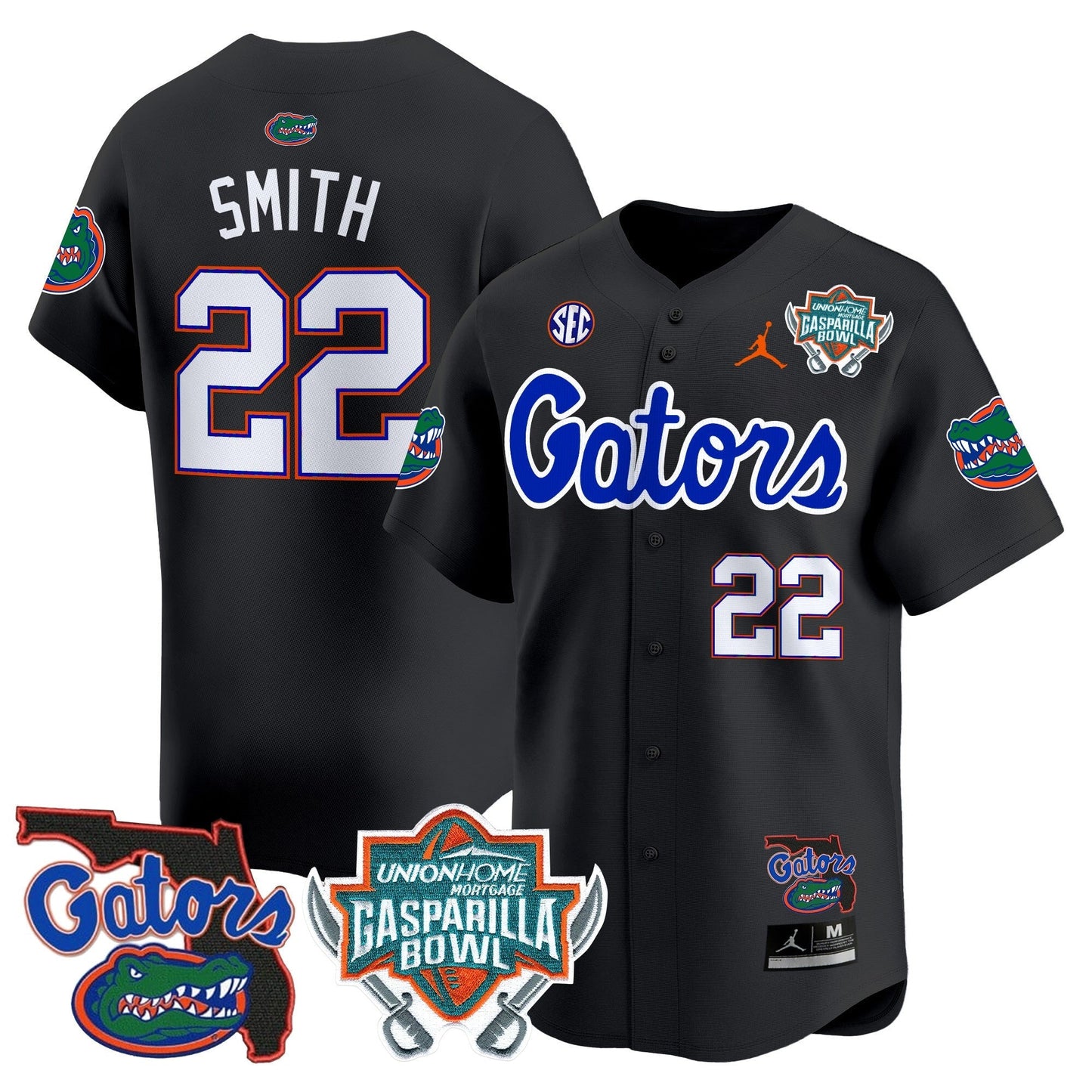 UF 2024 Gasparilla Bowl Patch Vapor Premier Limited Jersey - All Stitched