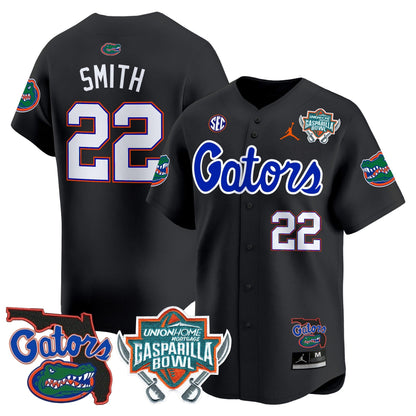 UF 2024 Gasparilla Bowl Patch Vapor Premier Limited Jersey - All Stitched