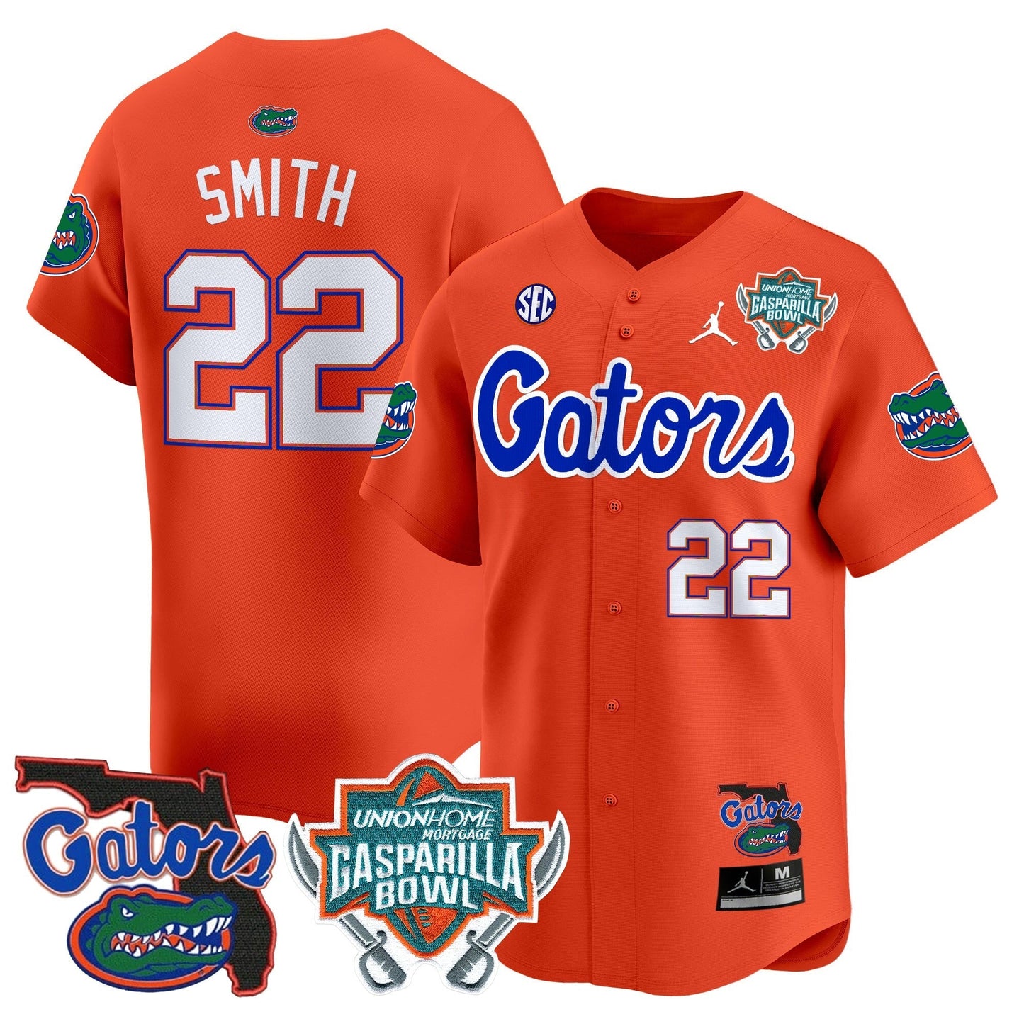 UF 2024 Gasparilla Bowl Patch Vapor Premier Limited Jersey - All Stitched