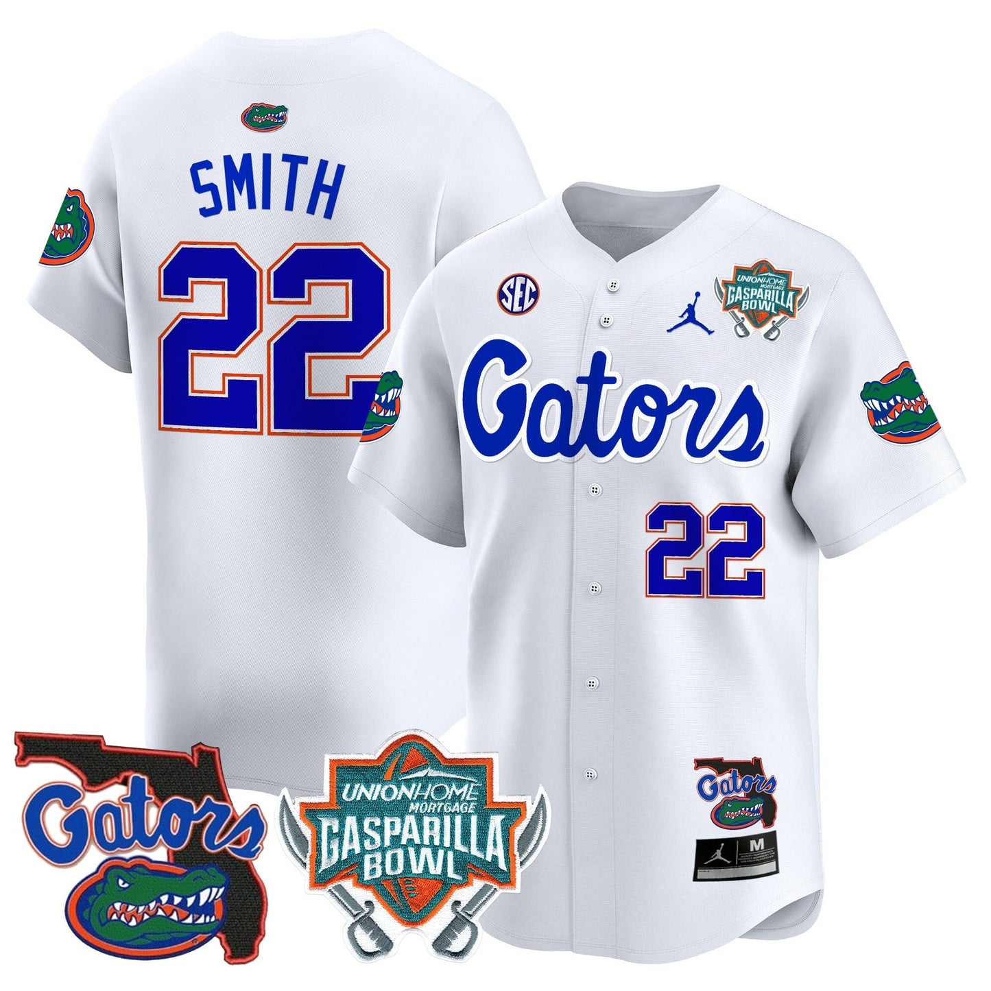 UF 2024 Gasparilla Bowl Patch Vapor Premier Limited Jersey - All Stitched