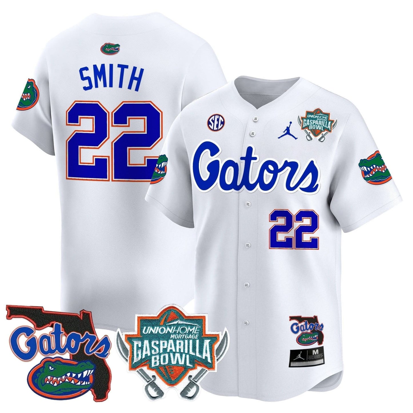 Florida Gators 2024 Gasparilla Bowl Patch Vapor Premier Limited Jersey - All Stitched