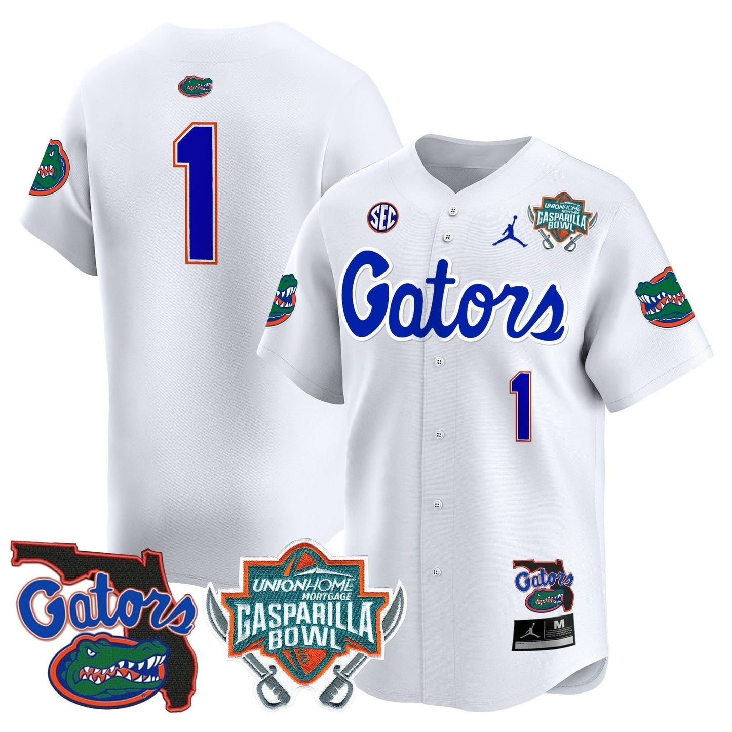 Florida Gators 2024 Gasparilla Bowl Patch Vapor Premier Limited Jersey - All Stitched
