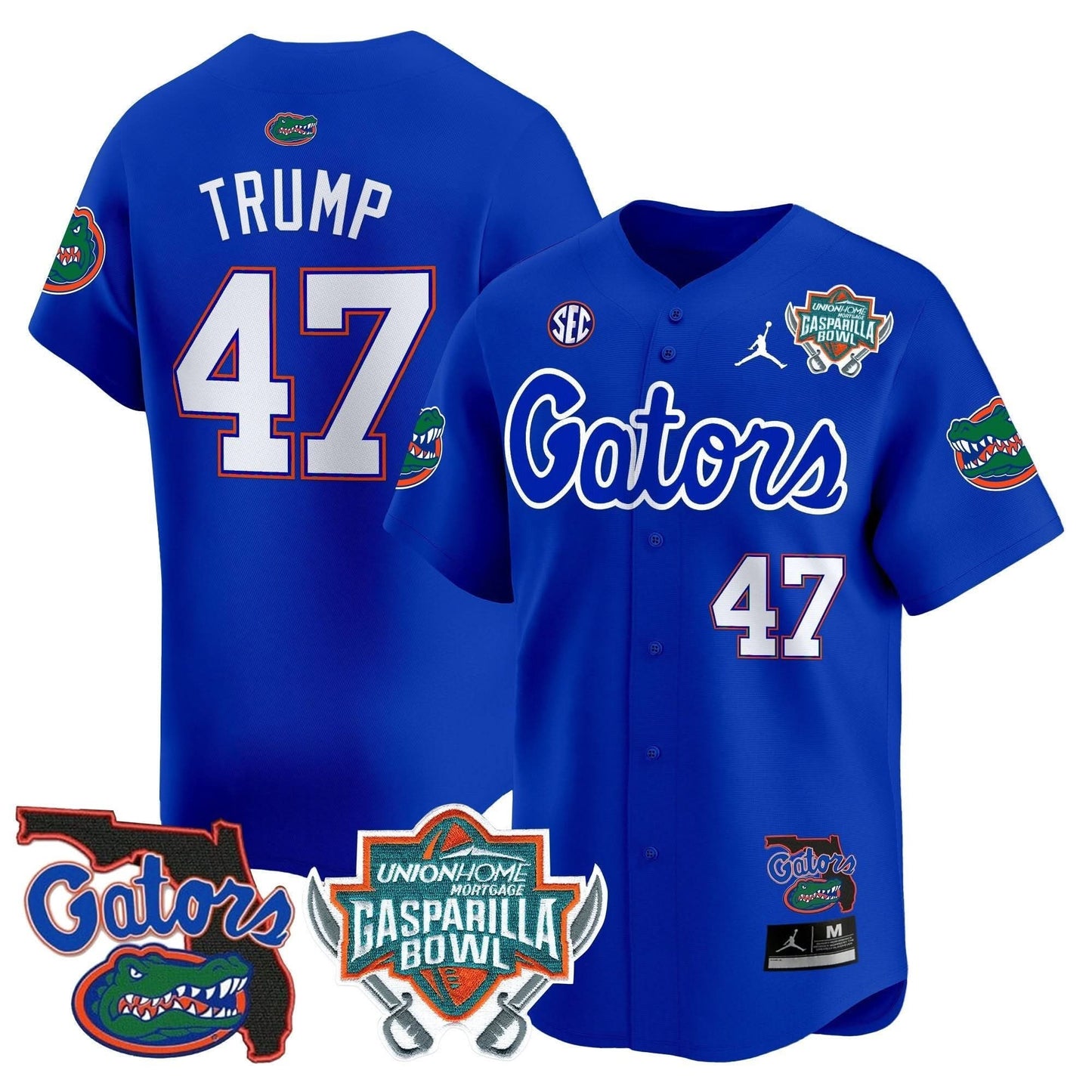 Florida Gators 2024 Gasparilla Bowl Patch Vapor Premier Limited Jersey - All Stitched