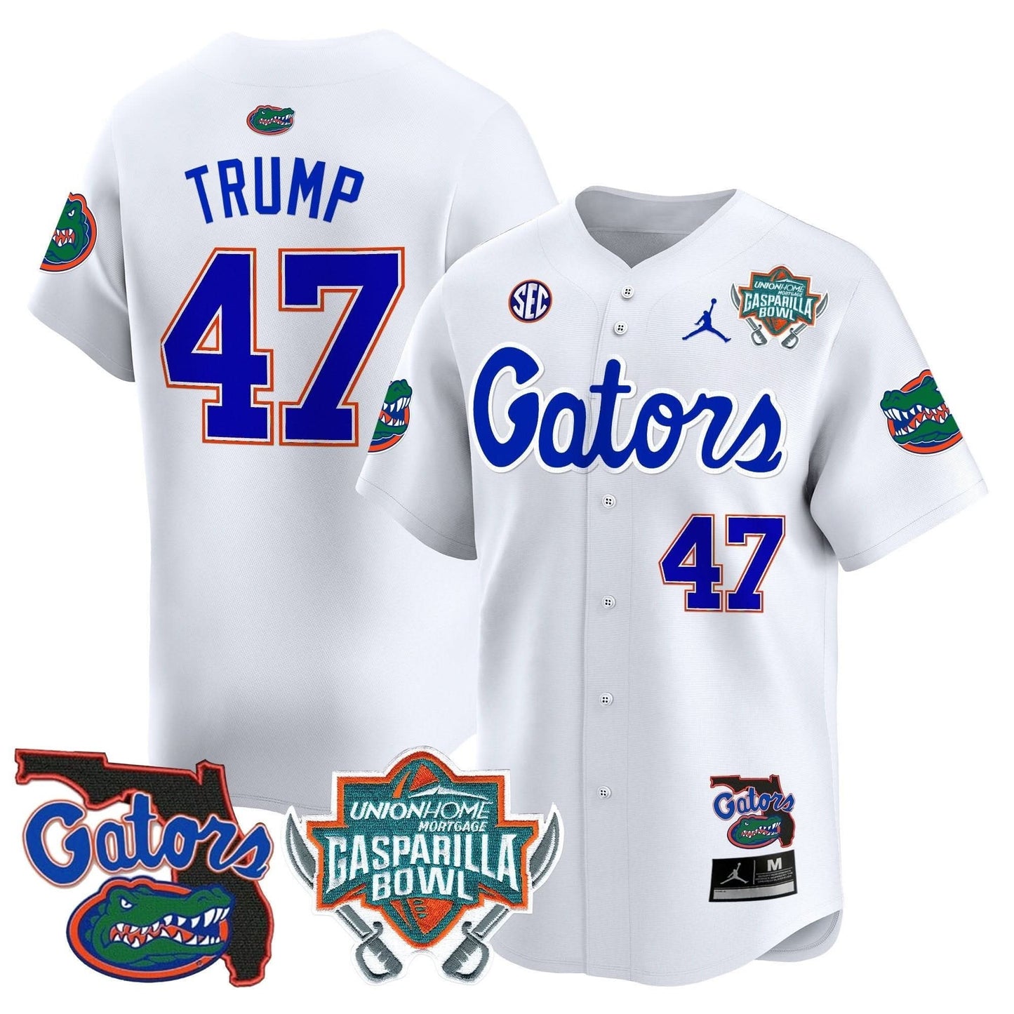 Florida Gators 2024 Gasparilla Bowl Patch Vapor Premier Limited Jersey - All Stitched