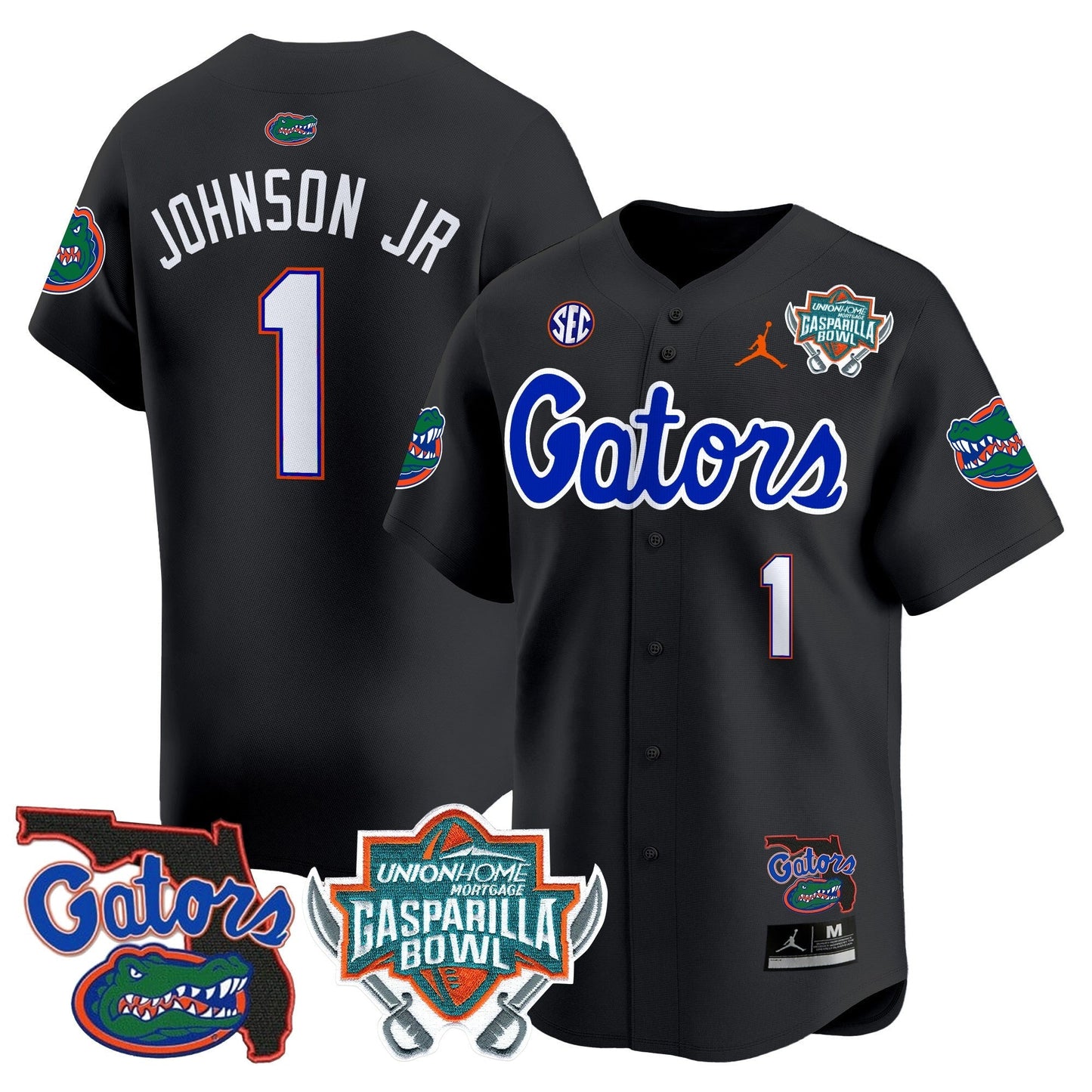 UF 2024 Gasparilla Bowl Patch Vapor Premier Limited Jersey - All Stitched
