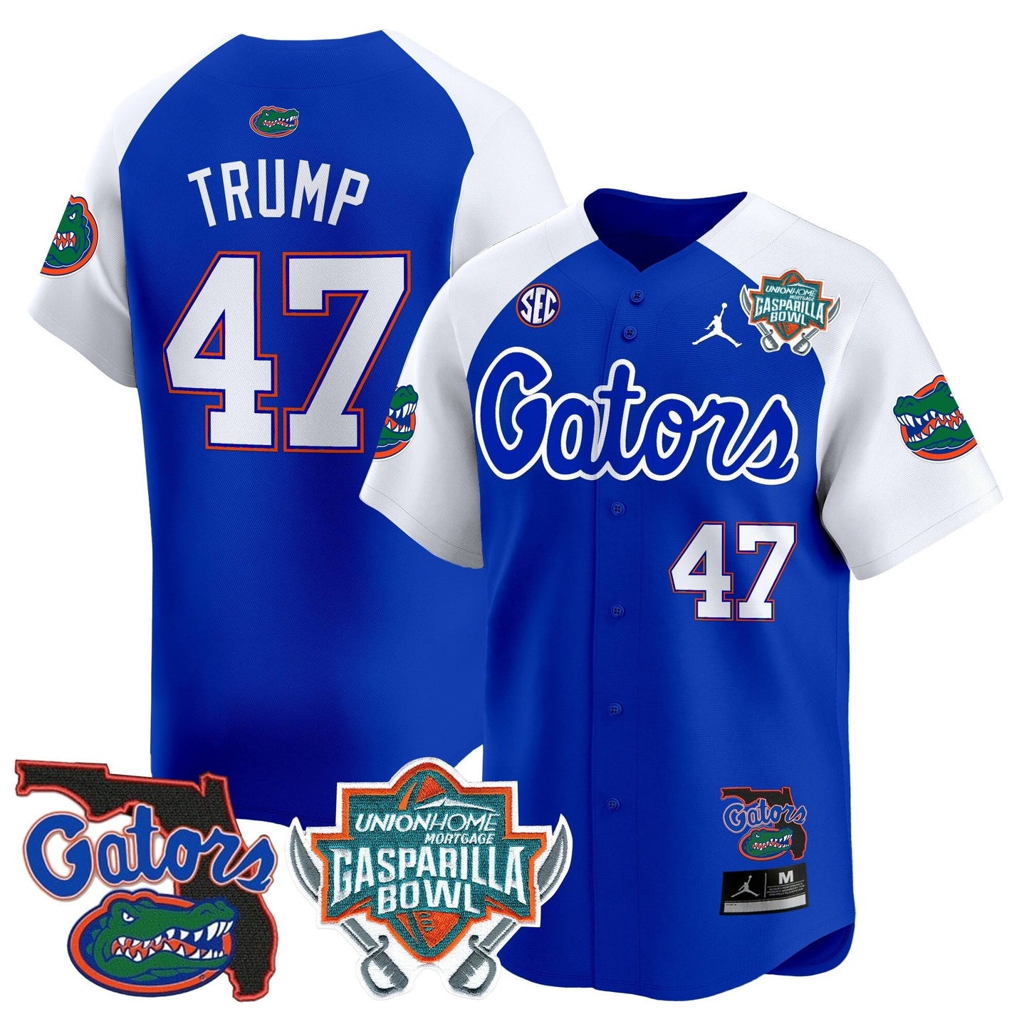 UF 2024 Gasparilla Bowl Patch Vapor Premier Limited Jersey - All Stitched