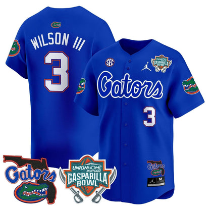Florida Gators 2024 Gasparilla Bowl Patch Vapor Premier Limited Jersey - All Stitched
