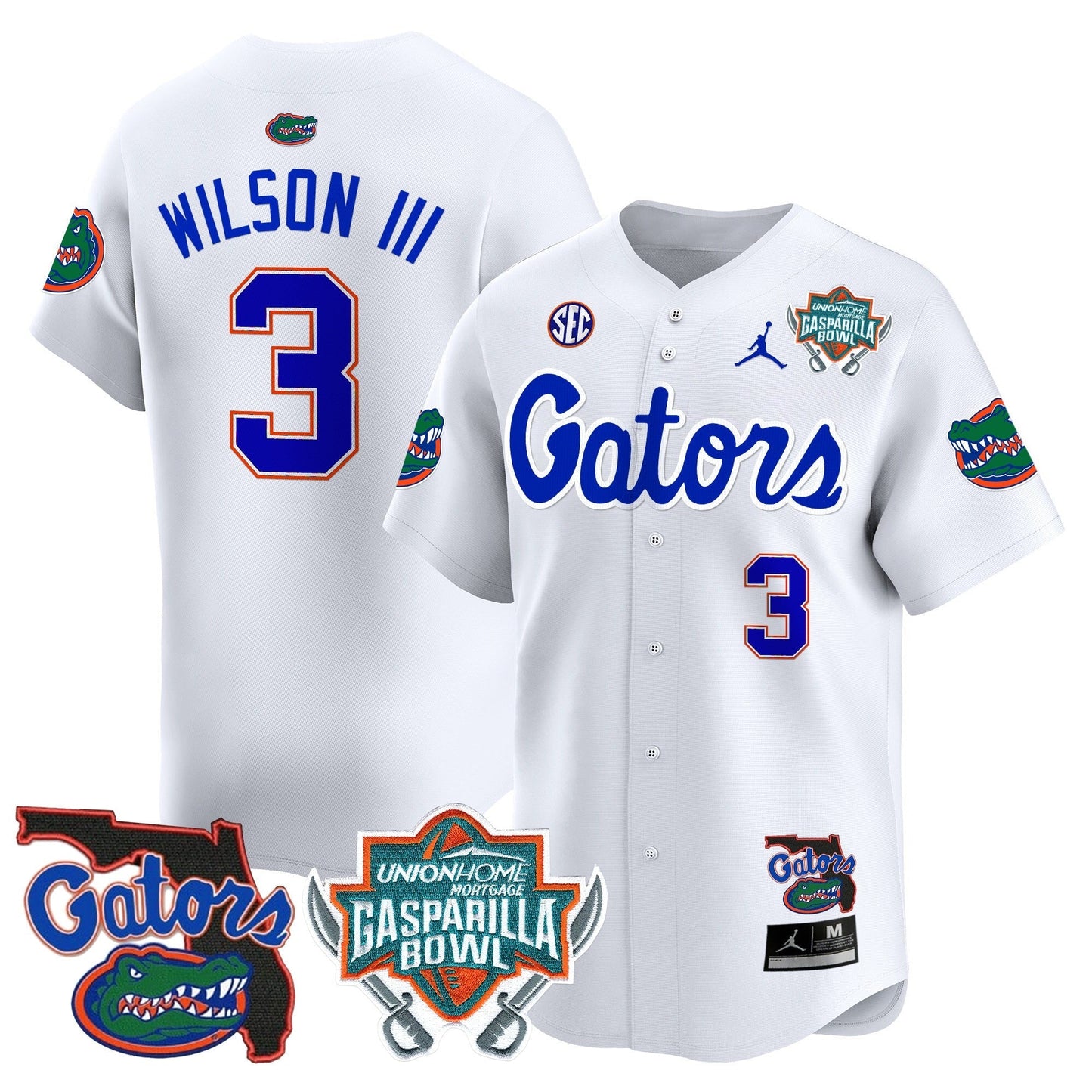 UF 2024 Gasparilla Bowl Patch Vapor Premier Limited Jersey - All Stitched