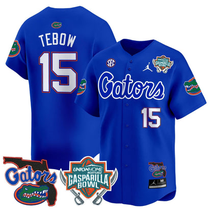 UF 2024 Gasparilla Bowl Patch Vapor Premier Limited Jersey - All Stitched