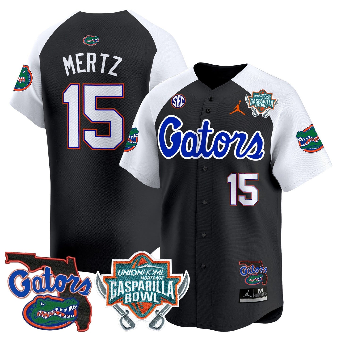 UF 2024 Gasparilla Bowl Patch Vapor Premier Limited Jersey - All Stitched