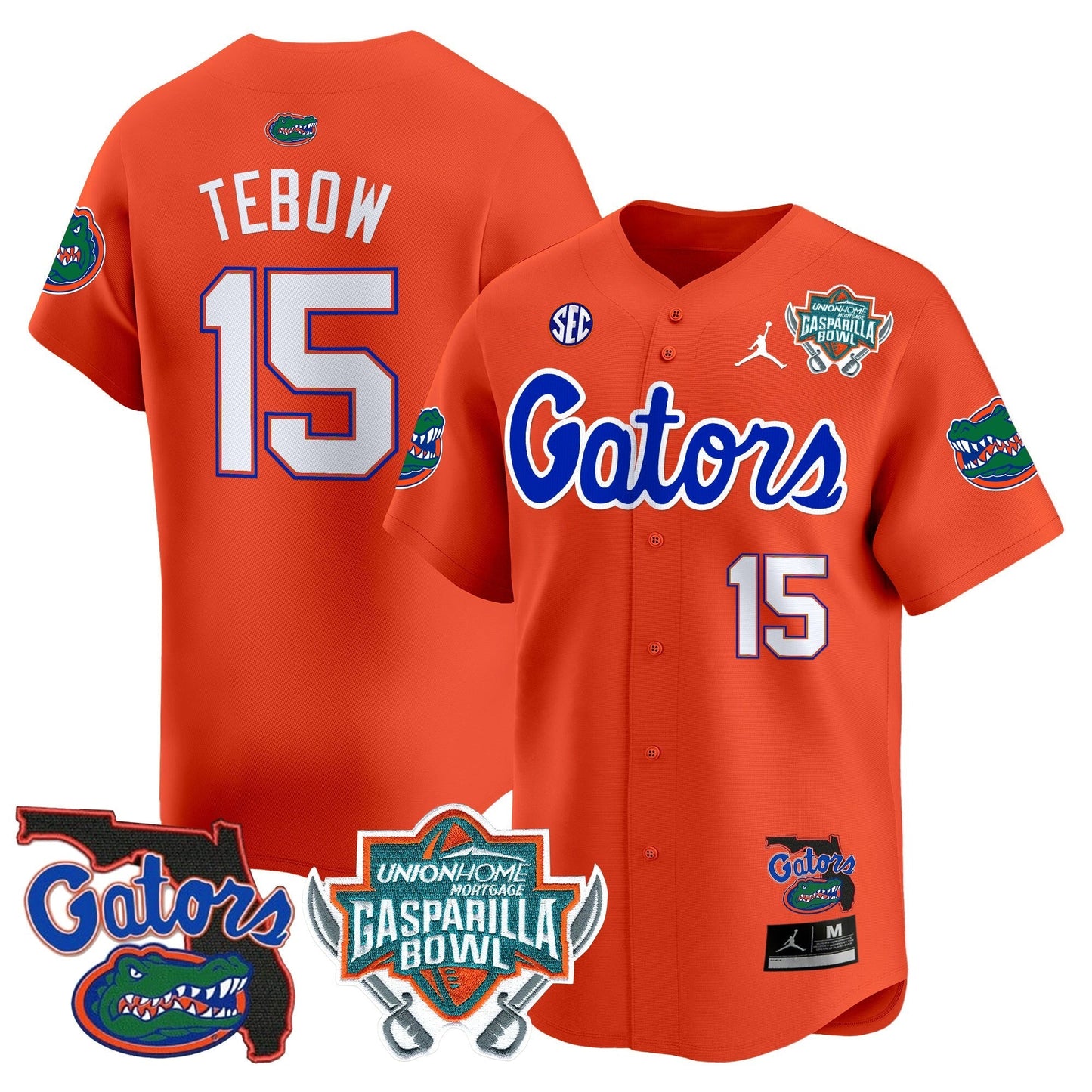 UF 2024 Gasparilla Bowl Patch Vapor Premier Limited Jersey - All Stitched