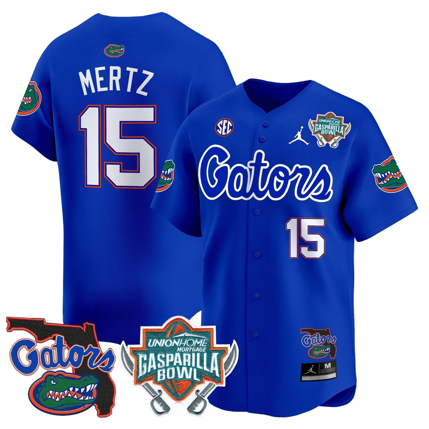UF 2024 Gasparilla Bowl Patch Vapor Premier Limited Jersey - All Stitched