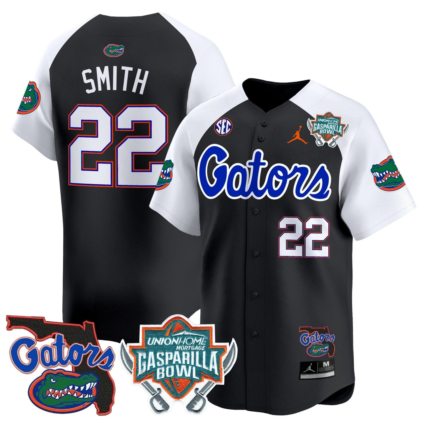 UF 2024 Gasparilla Bowl Patch Vapor Premier Limited Jersey - All Stitched