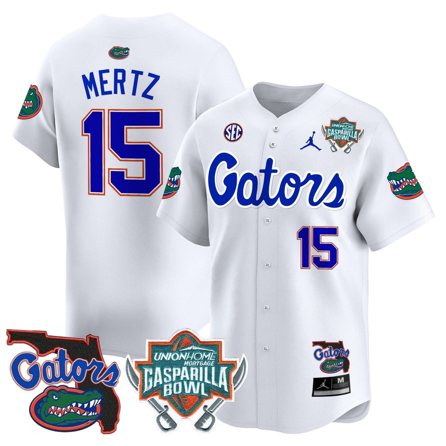 Florida Gators 2024 Gasparilla Bowl Patch Vapor Premier Limited Jersey - All Stitched