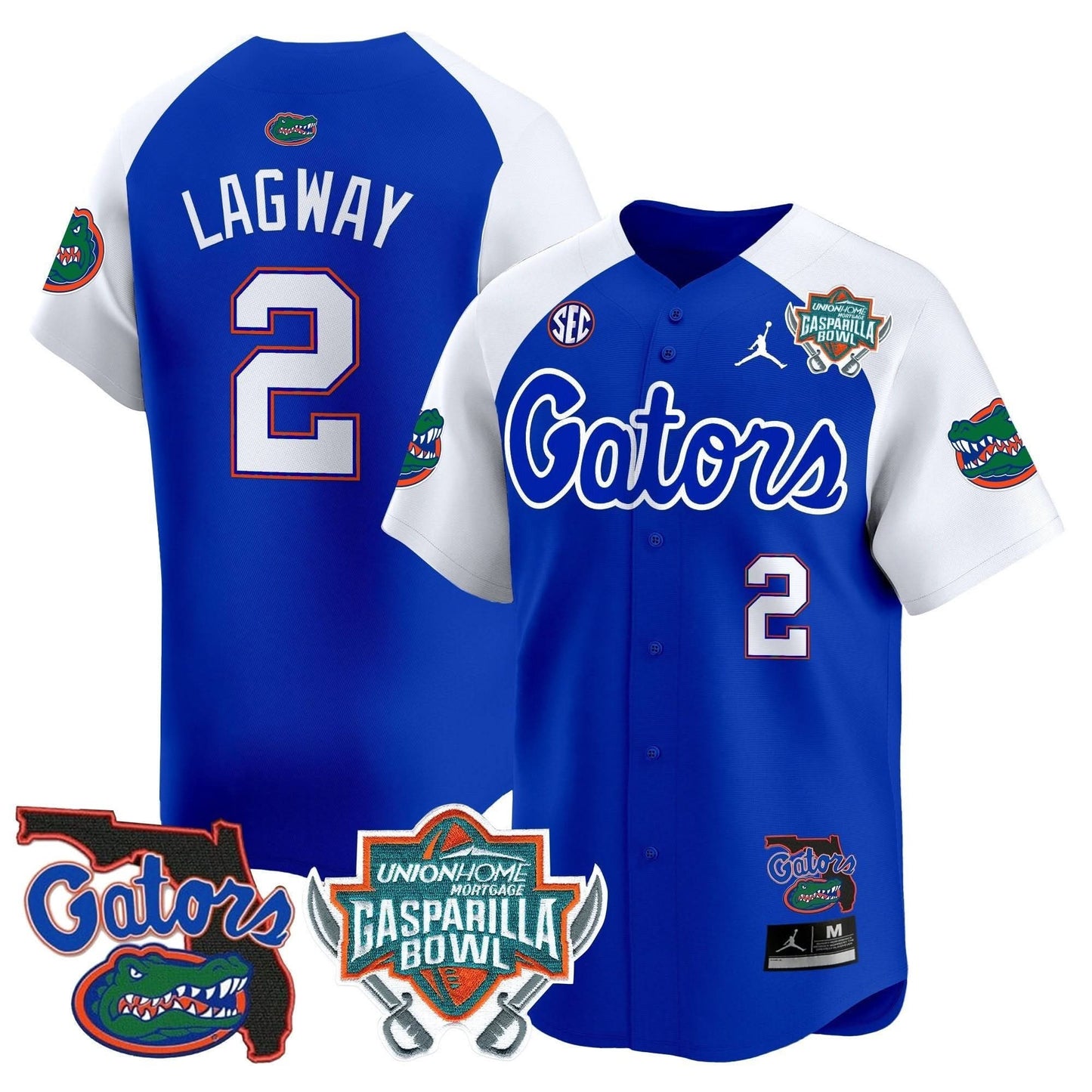 Florida Gators 2024 Gasparilla Bowl Patch Vapor Premier Limited Jersey - All Stitched