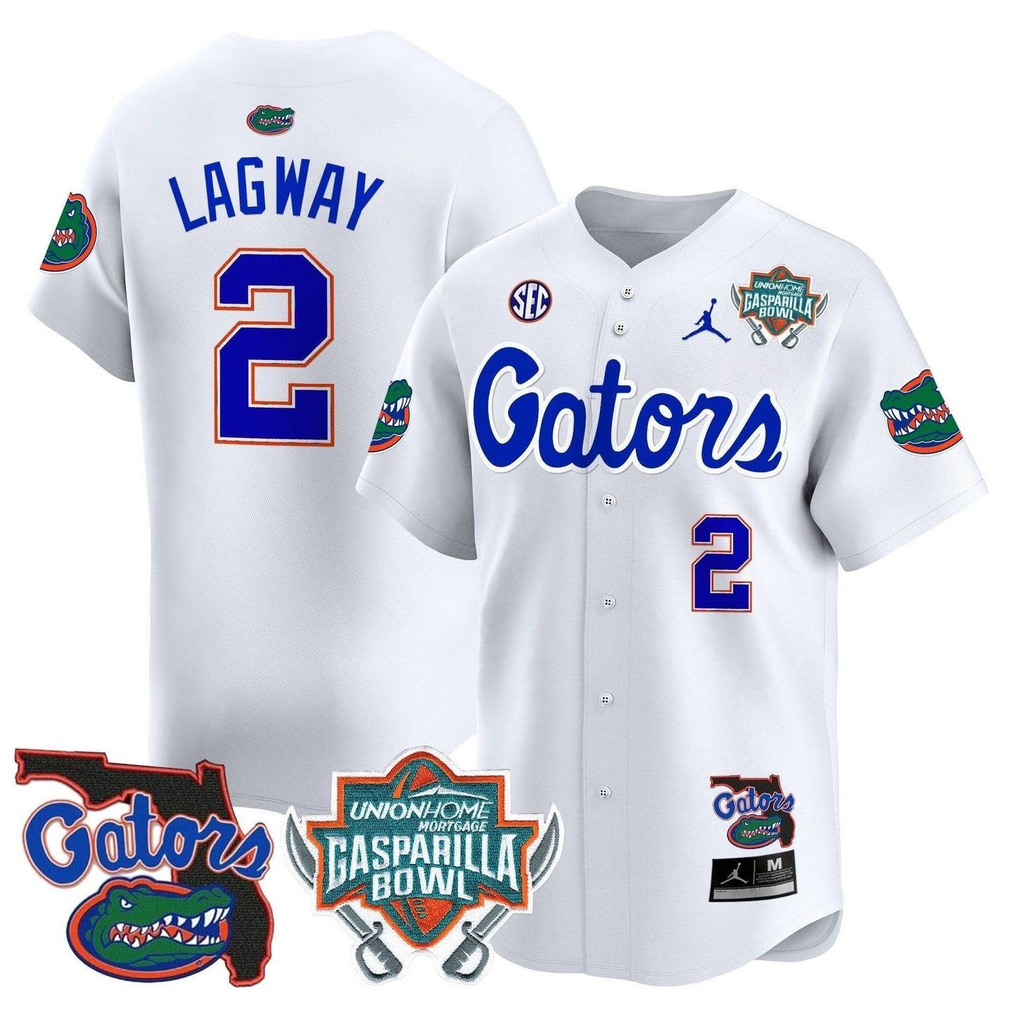 Florida Gators 2024 Gasparilla Bowl Patch Vapor Premier Limited Jersey - All Stitched