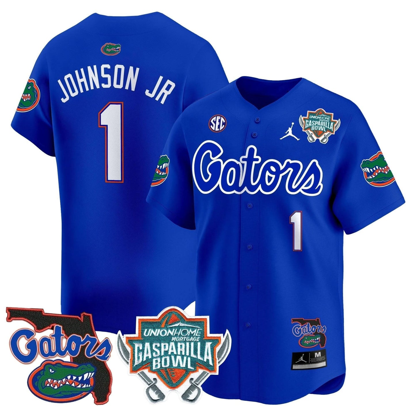 Florida Gators 2024 Gasparilla Bowl Patch Vapor Premier Limited Jersey - All Stitched