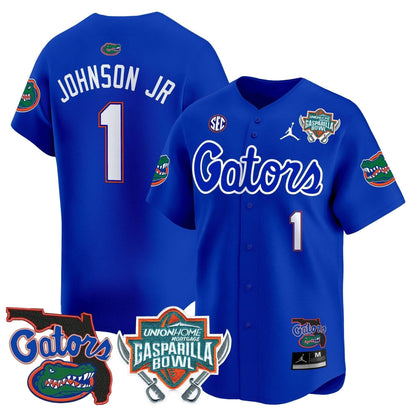 Florida Gators 2024 Gasparilla Bowl Patch Vapor Premier Limited Jersey - All Stitched
