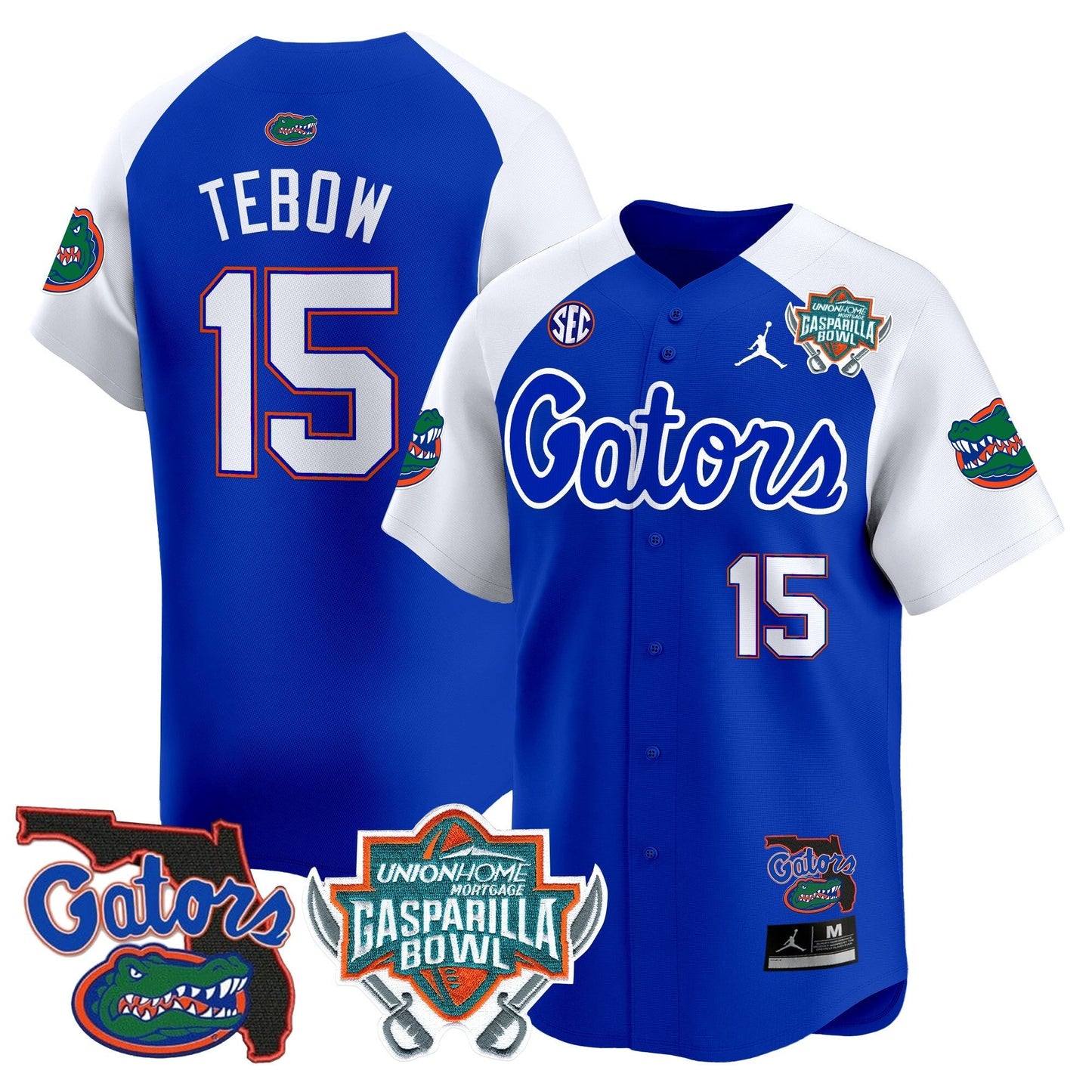 UF 2024 Gasparilla Bowl Patch Vapor Premier Limited Jersey - All Stitched
