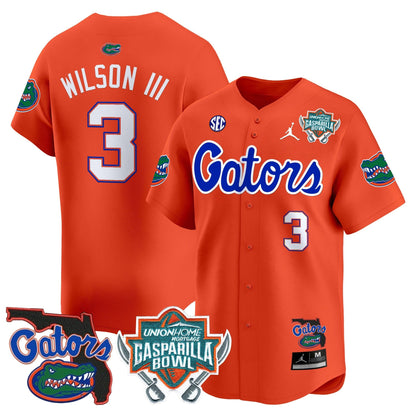 UF 2024 Gasparilla Bowl Patch Vapor Premier Limited Jersey - All Stitched