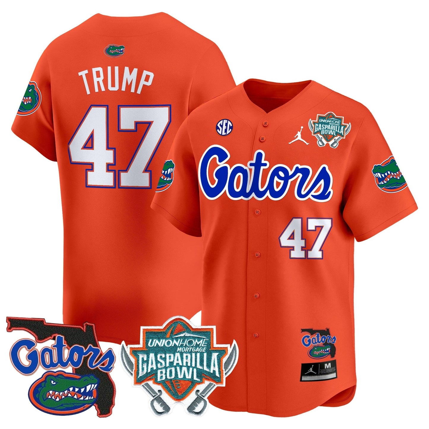 UF 2024 Gasparilla Bowl Patch Vapor Premier Limited Jersey - All Stitched