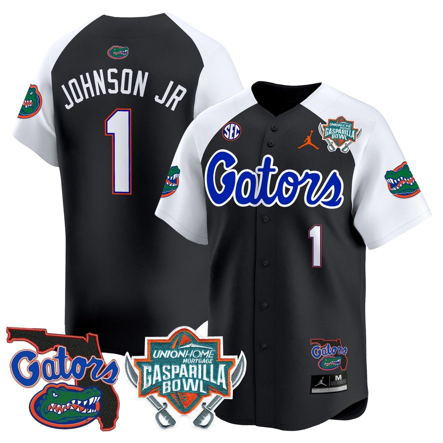 UF 2024 Gasparilla Bowl Patch Vapor Premier Limited Jersey - All Stitched
