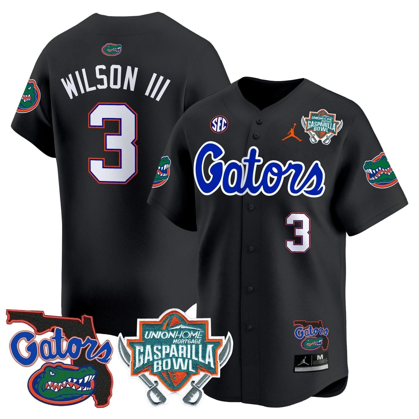 Florida Gators 2024 Gasparilla Bowl Patch Vapor Premier Limited Jersey - All Stitched