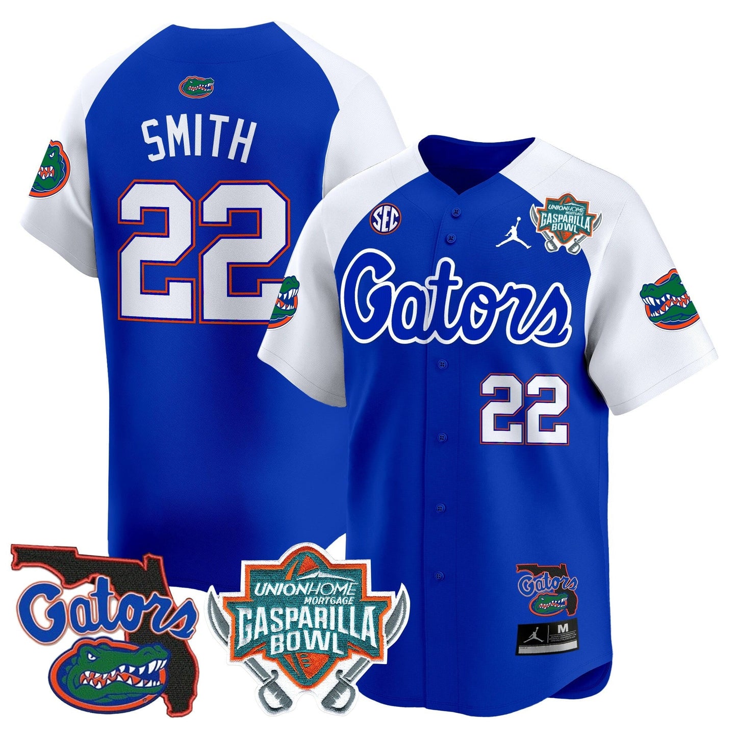 UF 2024 Gasparilla Bowl Patch Vapor Premier Limited Jersey - All Stitched