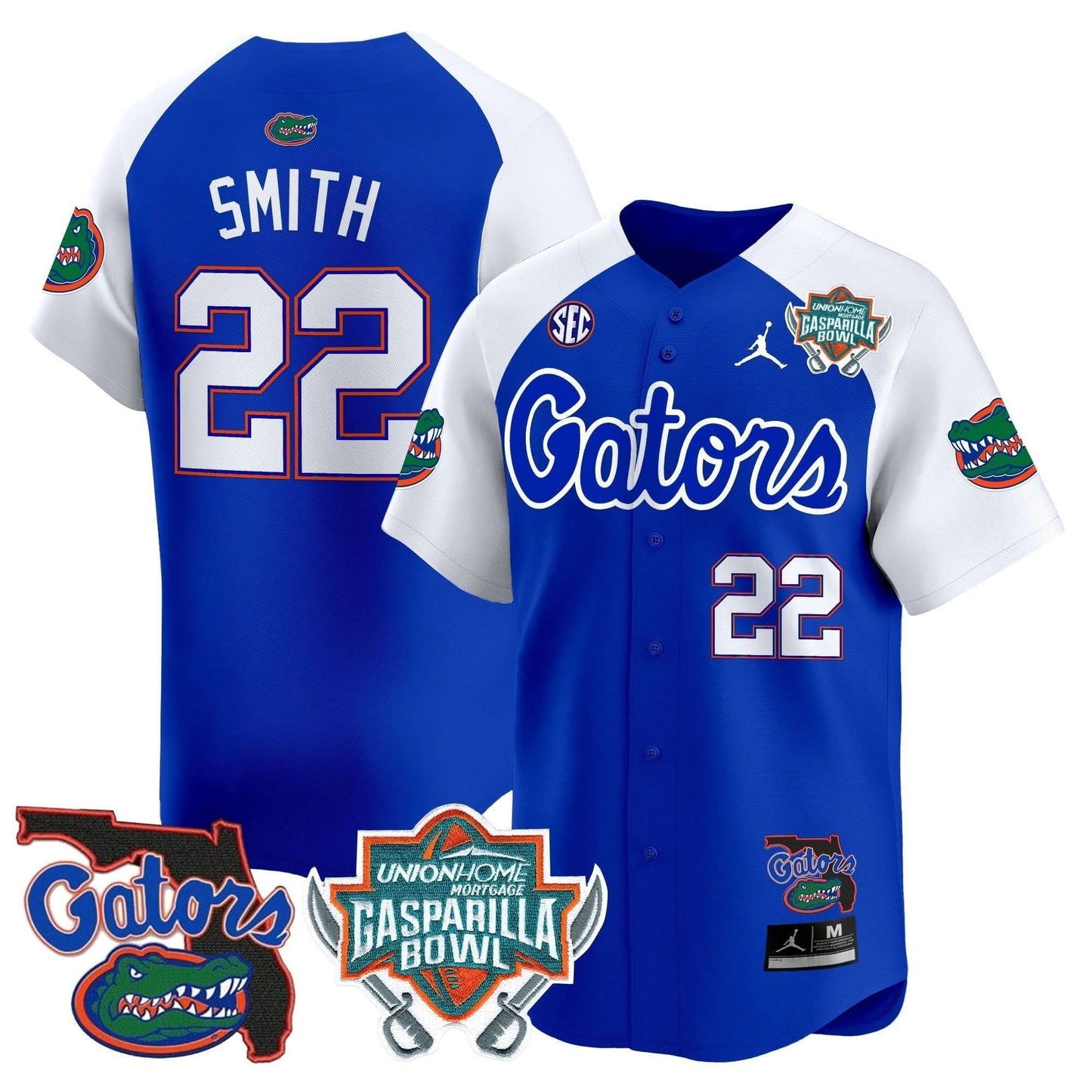 Florida Gators 2024 Gasparilla Bowl Patch Vapor Premier Limited Jersey - All Stitched