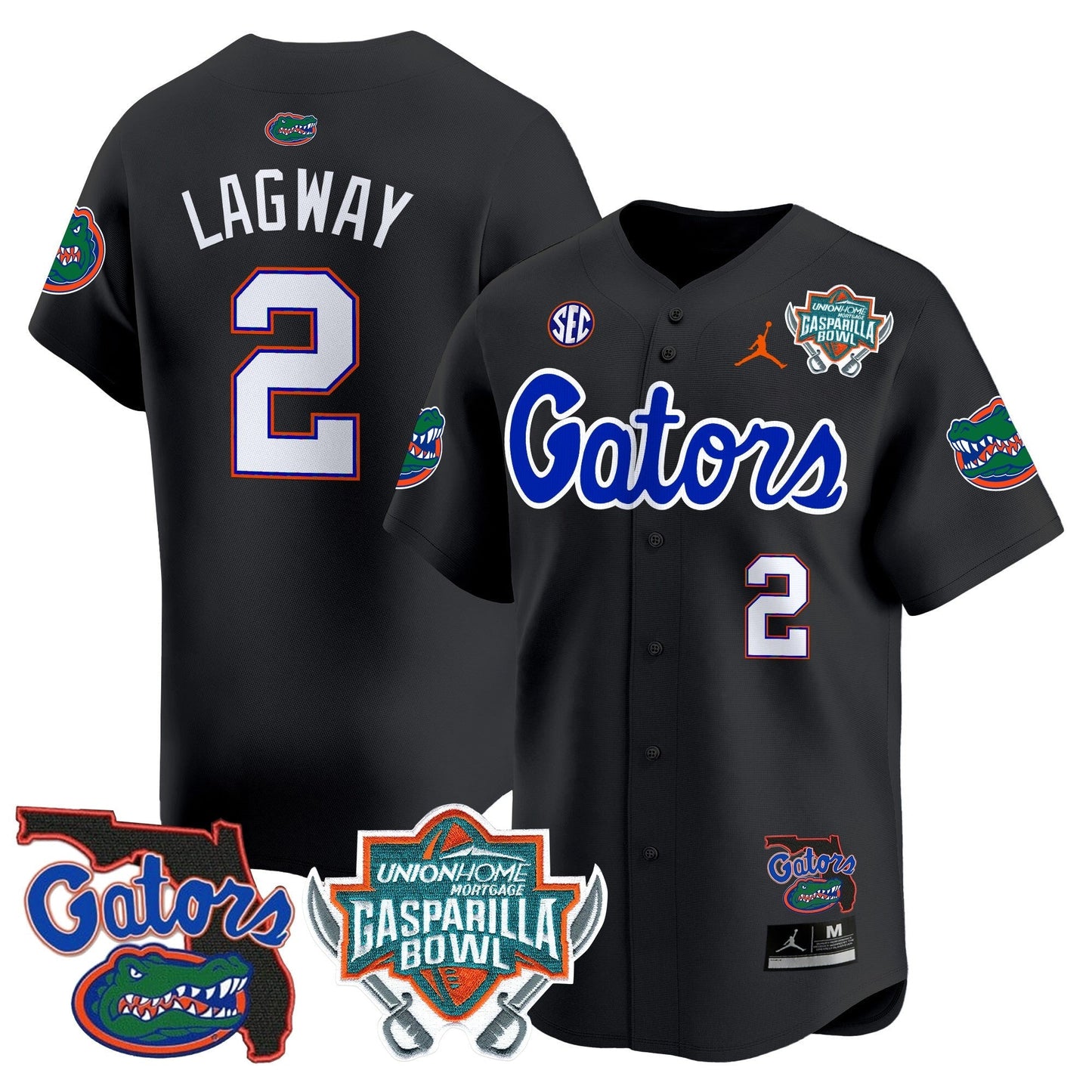 UF 2024 Gasparilla Bowl Patch Vapor Premier Limited Jersey - All Stitched