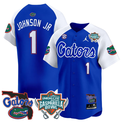 UF 2024 Gasparilla Bowl Patch Vapor Premier Limited Jersey - All Stitched