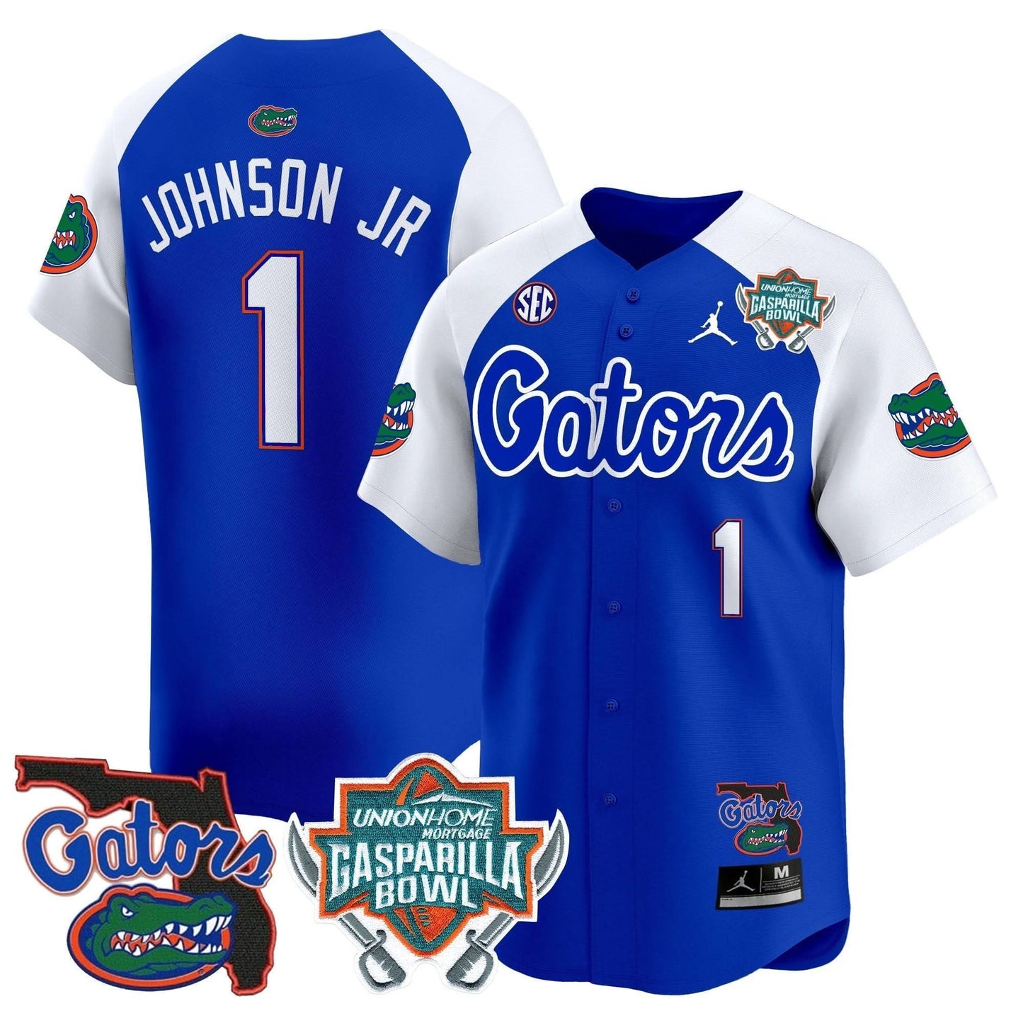 Florida Gators 2024 Gasparilla Bowl Patch Vapor Premier Limited Jersey - All Stitched