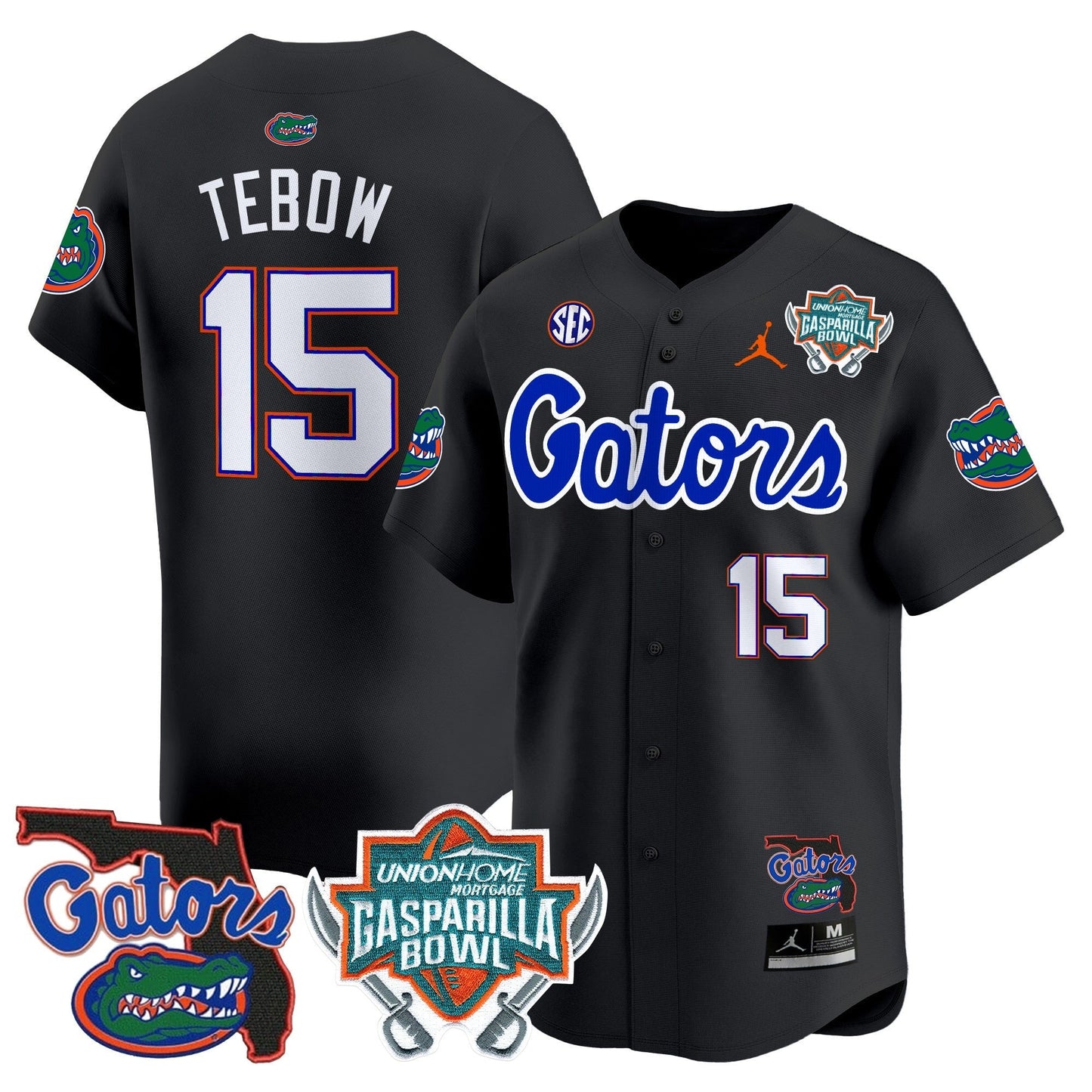 UF 2024 Gasparilla Bowl Patch Vapor Premier Limited Jersey - All Stitched