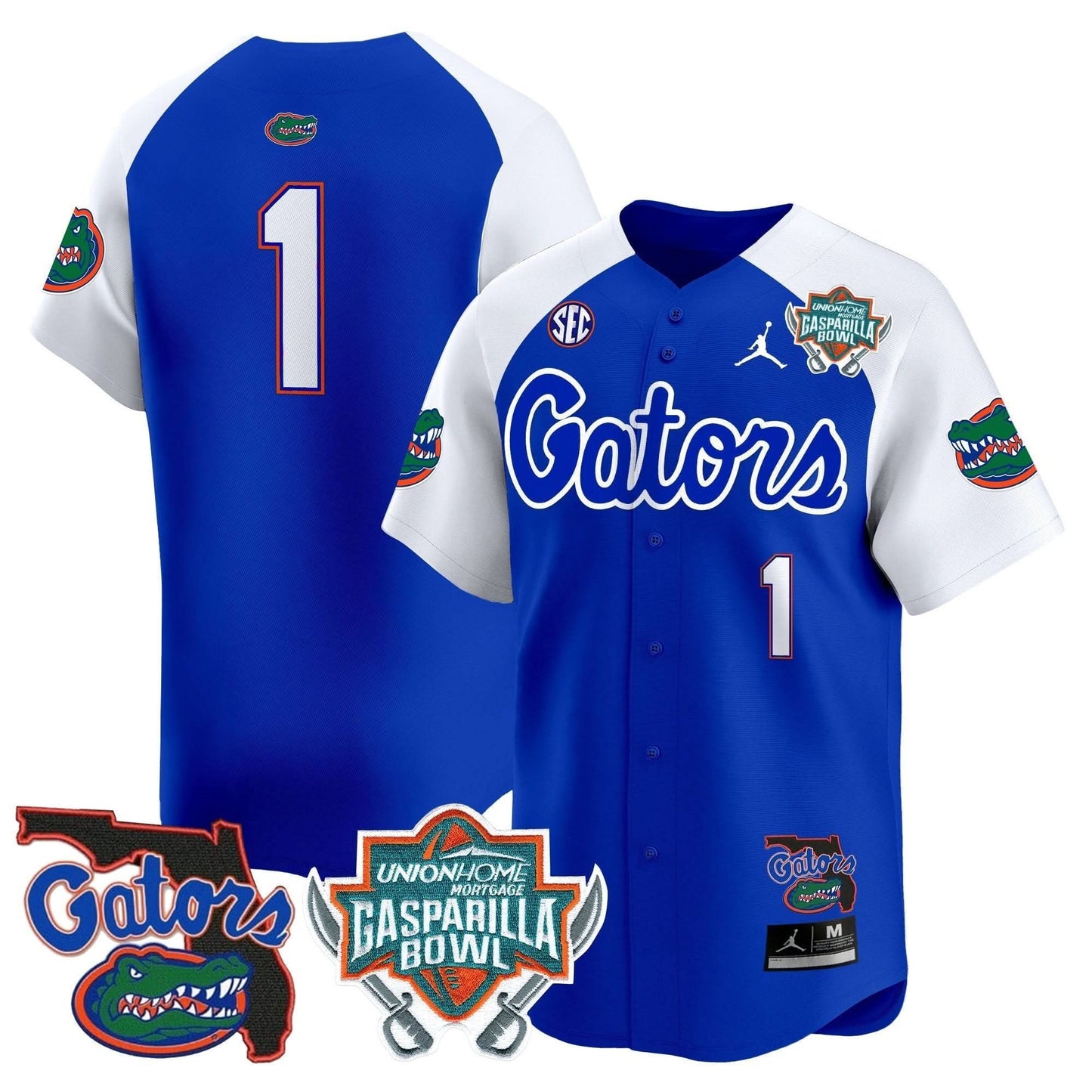 Florida Gators 2024 Gasparilla Bowl Patch Vapor Premier Limited Jersey - All Stitched