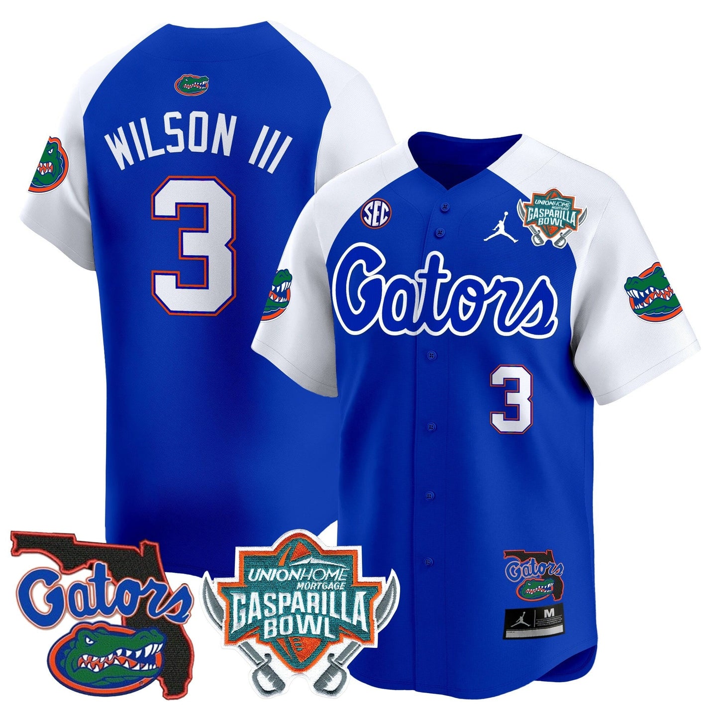 UF 2024 Gasparilla Bowl Patch Vapor Premier Limited Jersey - All Stitched